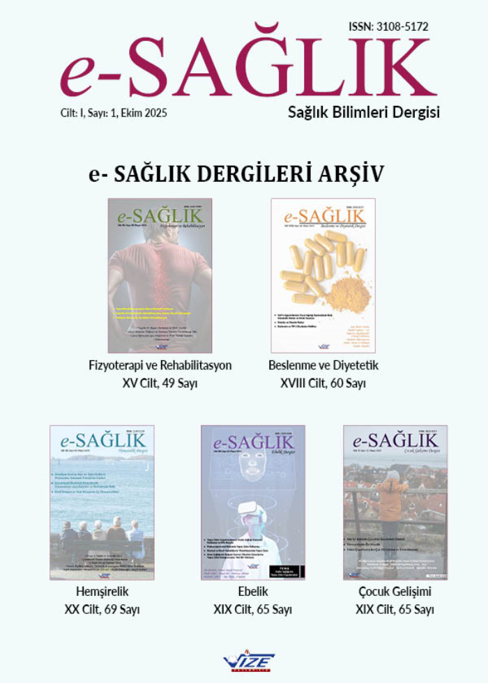 e-SAĞLIK Sağlık Bilimleri Dergisi 01